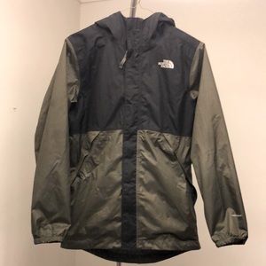 TNF Large 14/16 Nylon Rain Jacket